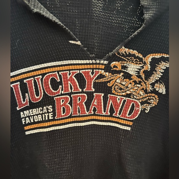 Lucky Brand Women’s Thermal Shirt, Size L - Picture 2 of 5